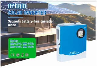 6kw 48v hybrid built in battery inverter