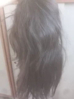 Pretty black Peruvian wig (it's a frontal).Human hair.