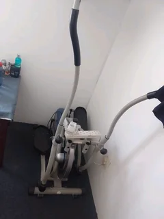 White Elliptical walker