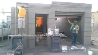 Building plastering roofing