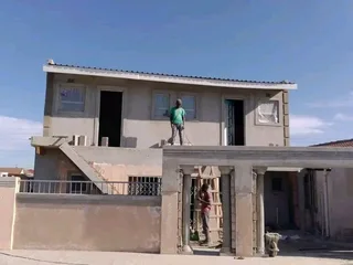 Building plastering roofing