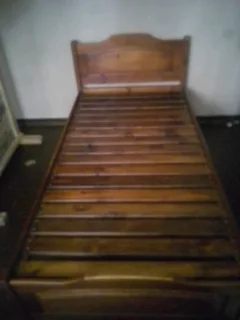 Antique single bed and 3quater single bed