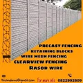 Dino's concrete fencing